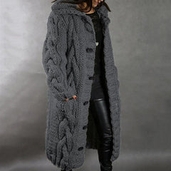 Karina Elegant Cozy Coat With Tummy Coverage - Nora & Rose Maine, view 5