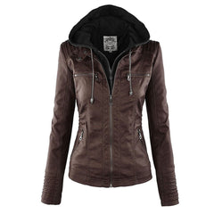 Esmé Hooded Moto Jacket - Nora & Rose Maine, view 4