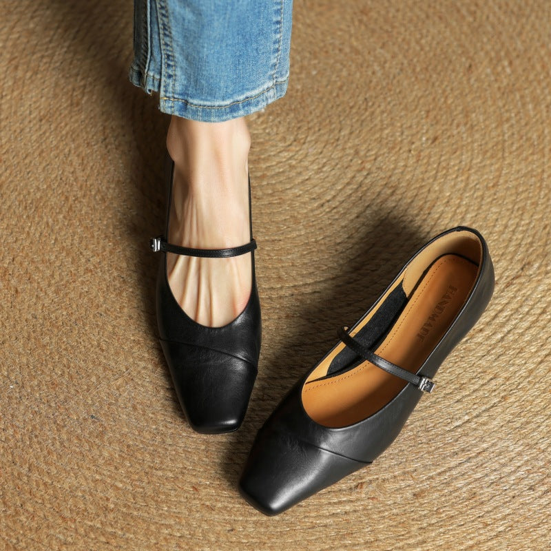 Aurette Soft-Touch Mary Jane Flats