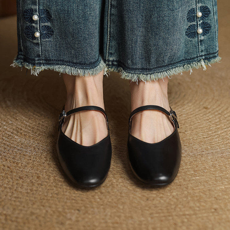 Sarah Mary-Jane Soft-Touch Flats