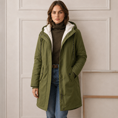 Everest Cozy Hooded Cold Weather Coat - Nora & Rose Maine, view 2