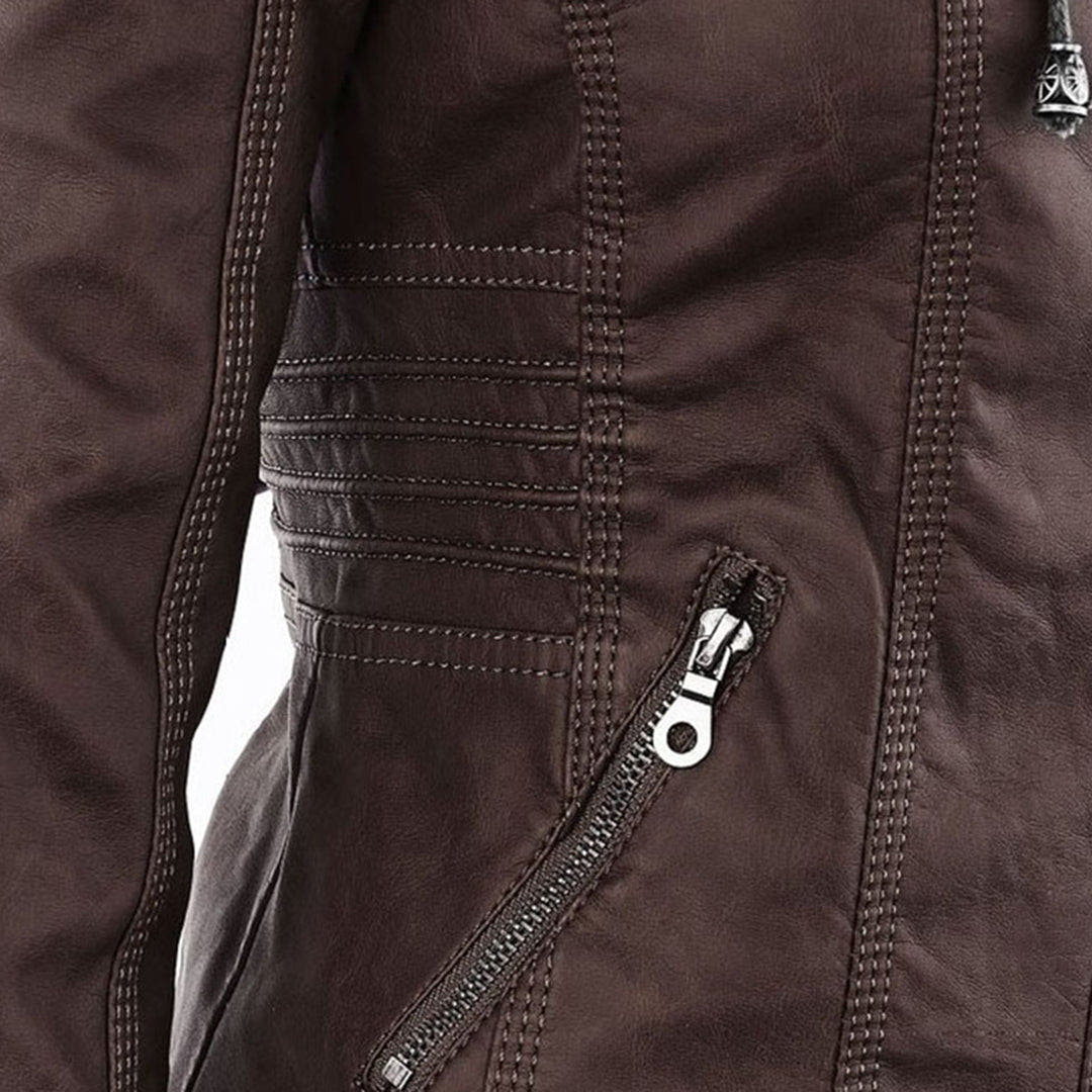 Esmé Hooded Moto Jacket - Nora & Rose Maine, view 11