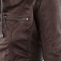 Esmé Hooded Moto Jacket - Nora & Rose Maine, view 12