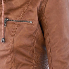 Esmé Hooded Moto Jacket - Nora & Rose Maine, view 5