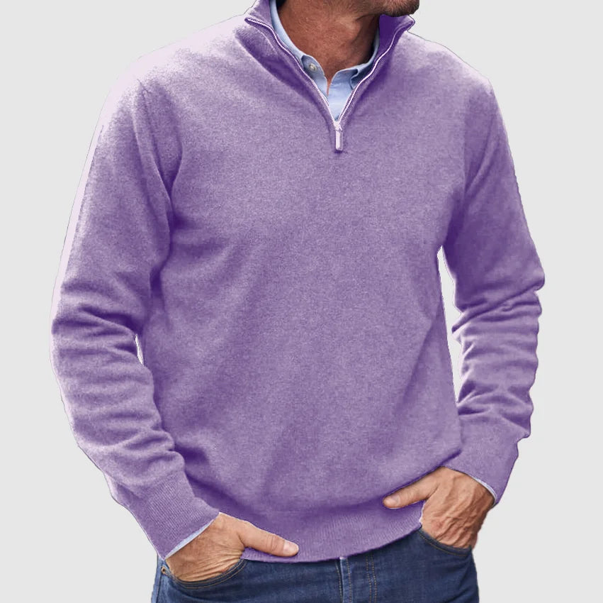Mike | Essential Quarter-Zip Sweater