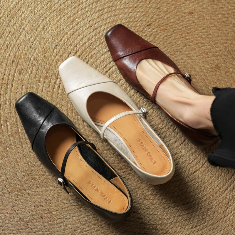 Aurette Soft-Touch Mary Jane Flats