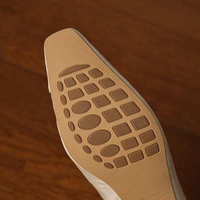 Noémie Square-Toe Soft-Touch Flat