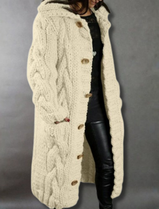 Karina Elegant Cozy Coat With Tummy Coverage - Nora & Rose Maine, view 6