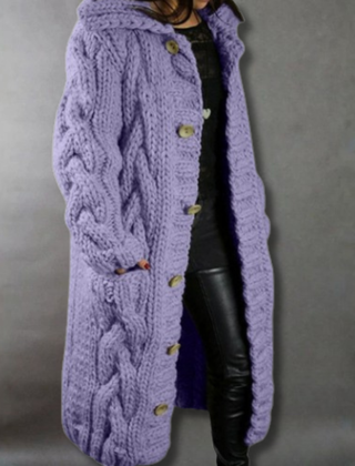 Karina Elegant Cozy Coat With Tummy Coverage - Nora & Rose Maine, view 7