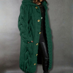 Karina Elegant Cozy Coat With Tummy Coverage - Nora & Rose Maine, view 10