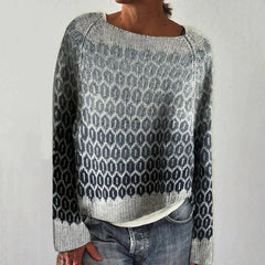 Sanya Retro Scandinavian Knitted Sweater - Nora & Rose Maine