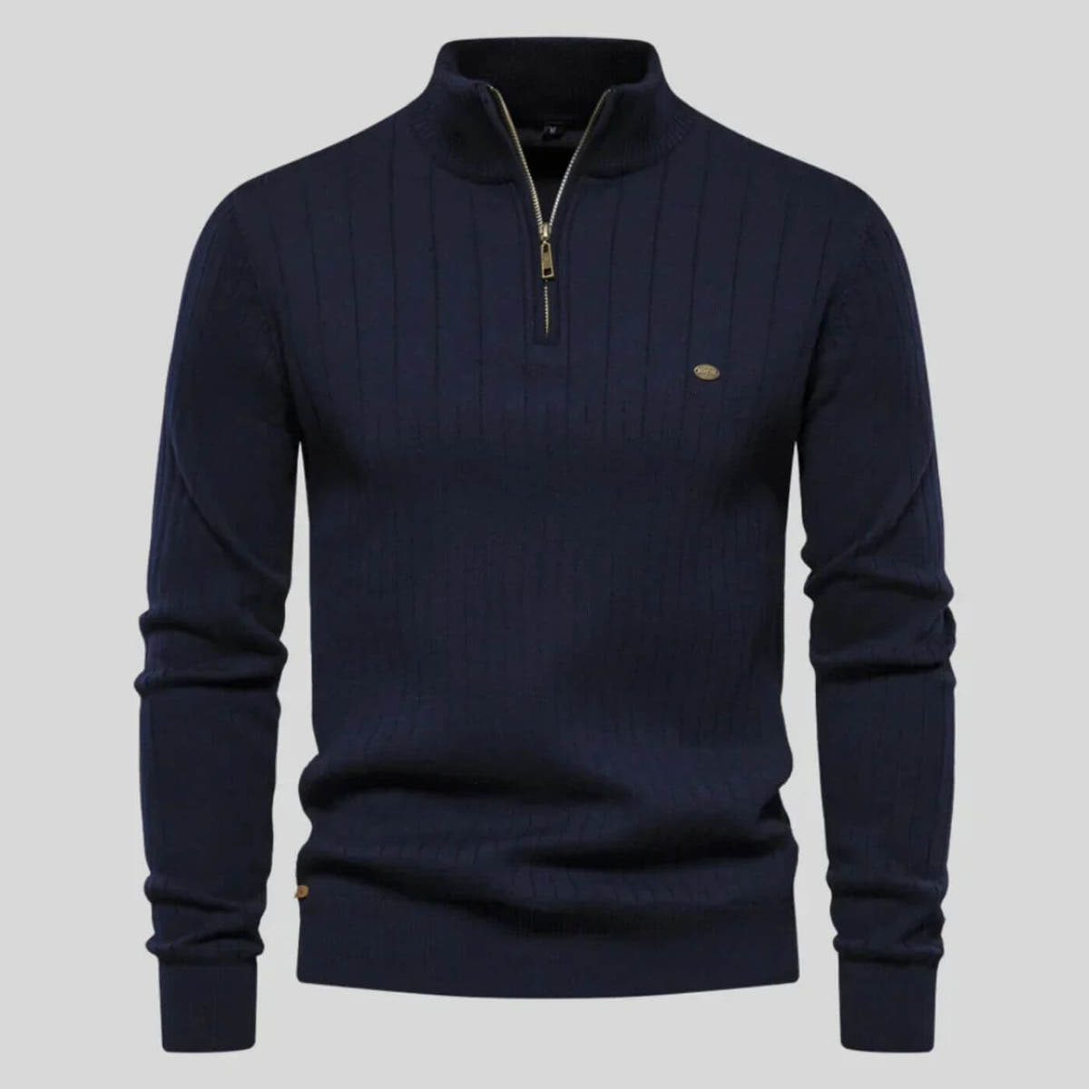 Asher | Refined Comfort Ribbed Sweater