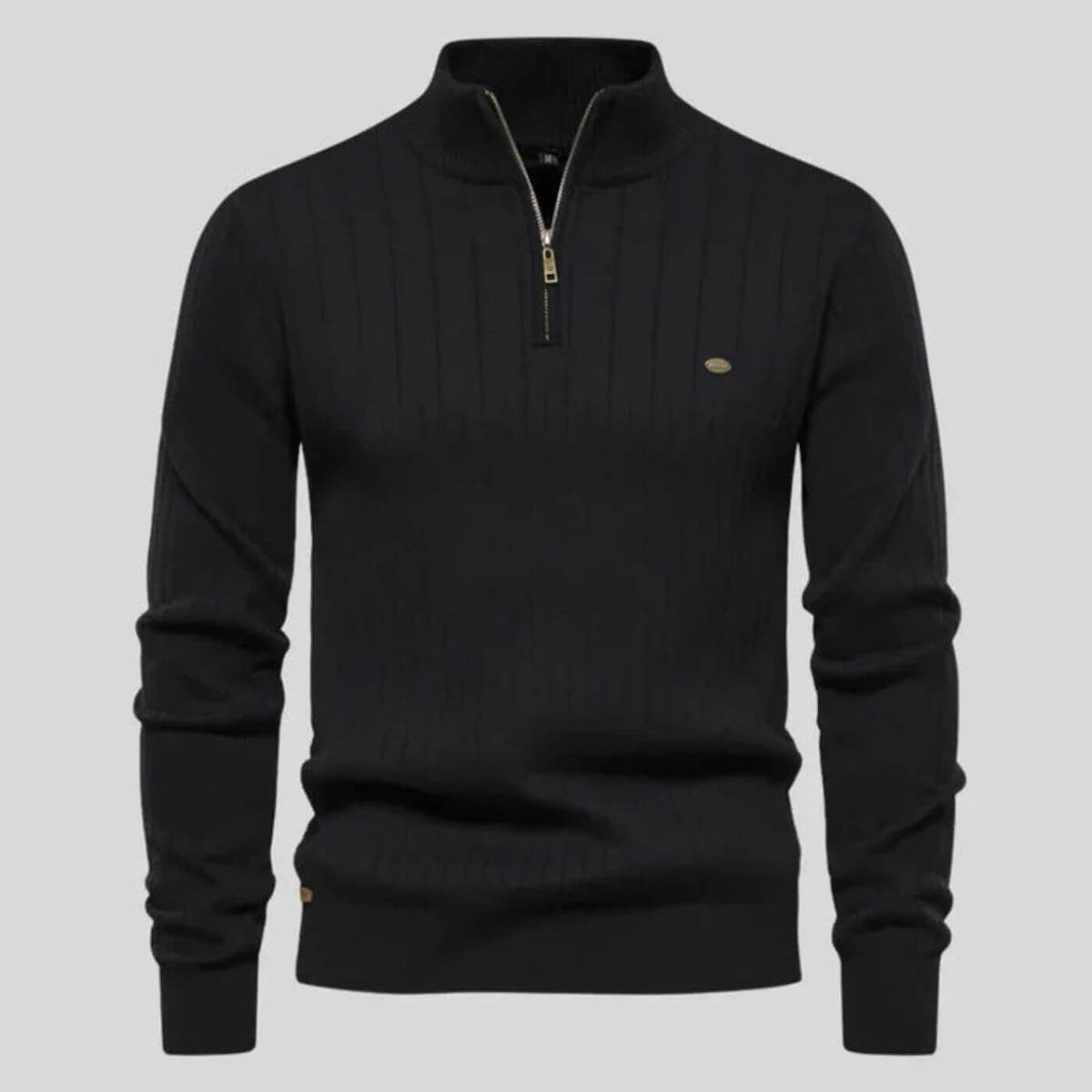 Asher | Refined Comfort Ribbed Sweater