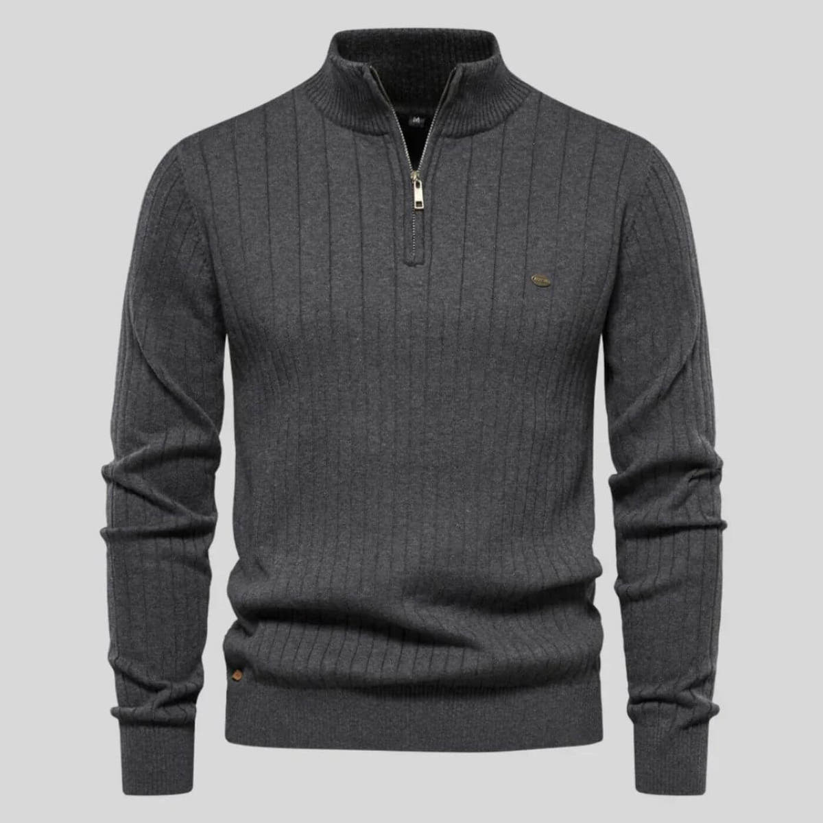 Asher | Refined Comfort Ribbed Sweater