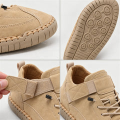 Mia comfortable sneakers beige - sole and strap detail