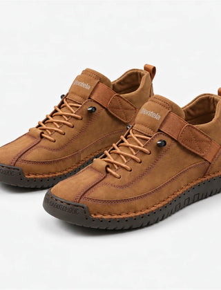 Mia comfortable sneakers brown - packshot