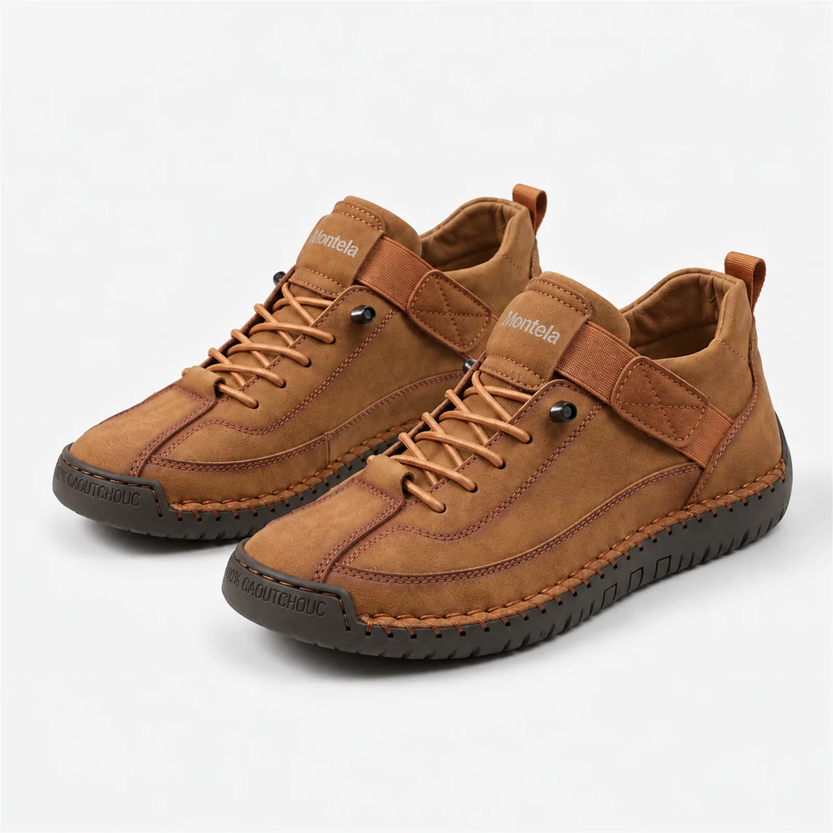 Mia comfortable sneakers brown - packshot