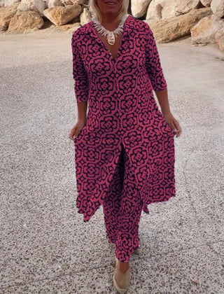 Sara Button-Up Two-Piece Set - Nora & Rose Maine, view 7