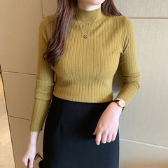 Zayenna Slim Fit Half Turtleneck Knit Top - Nora & Rose Maine, view 8