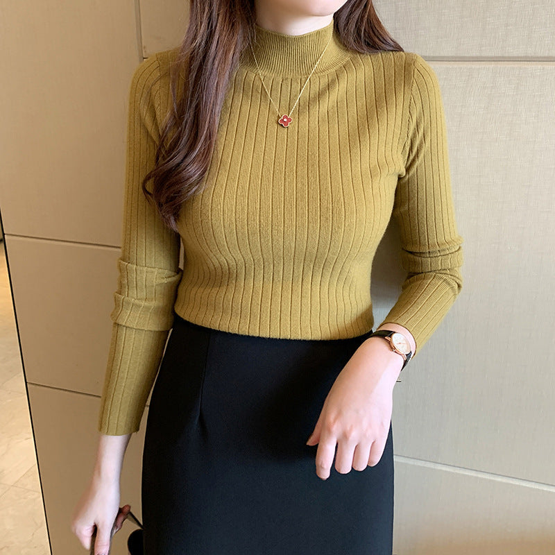 Zayenna Slim Fit Half Turtleneck Knit Top - Nora & Rose Maine, view 8