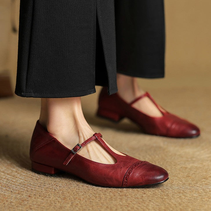 Esmira T-Strap Soft-Touch Mary Janes