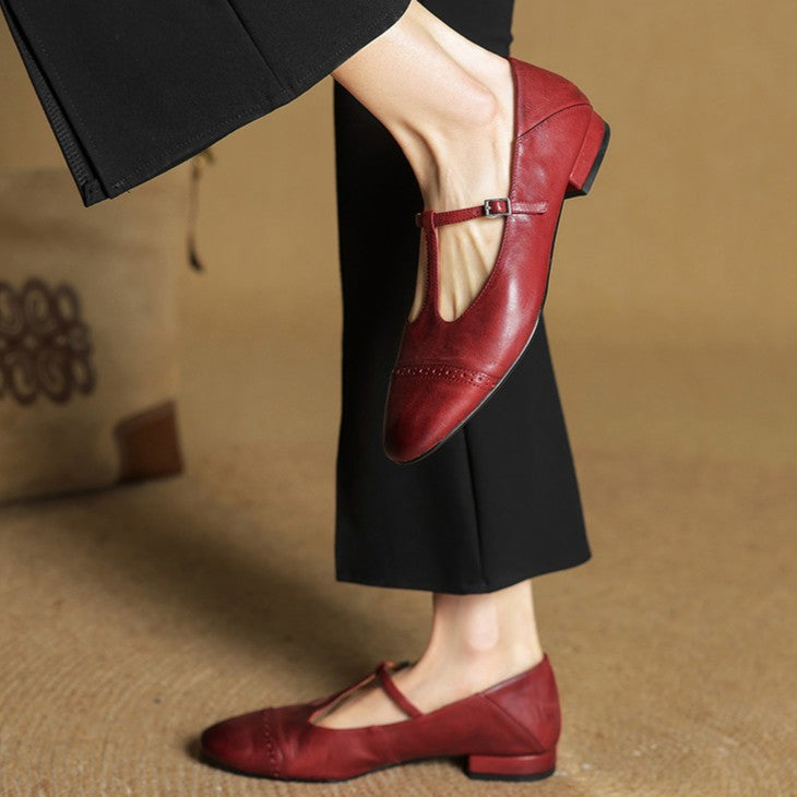 Esmira T-Strap Soft-Touch Mary Janes