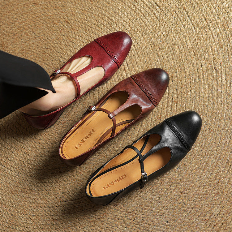 Esmira T-Strap Soft-Touch Mary Janes