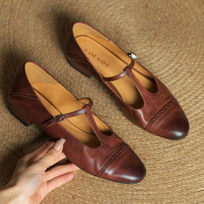 Esmira T-Strap Soft-Touch Mary Janes
