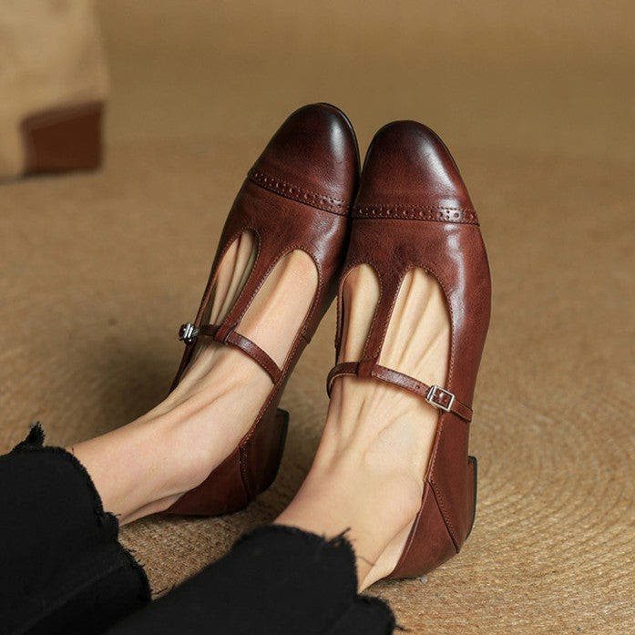 Esmira T-Strap Soft-Touch Mary Janes