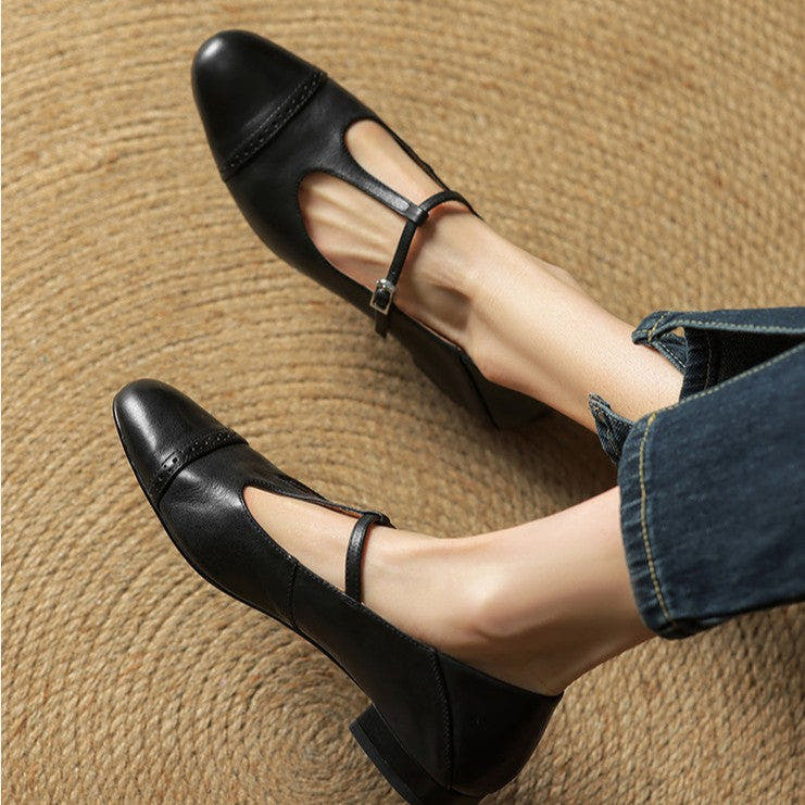Esmira T-Strap Soft-Touch Mary Janes