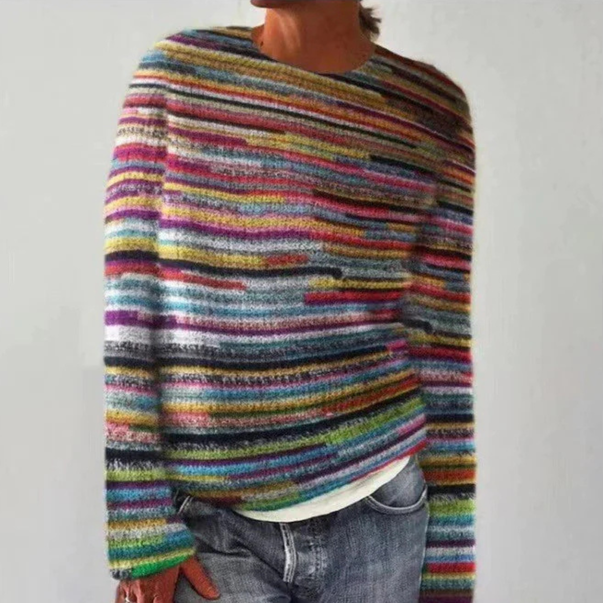 Sophie Retro Scandinavian Knitted Sweater - Nora & Rose Maine