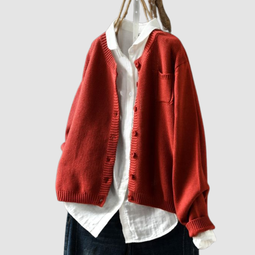 Berlinda Cozy Knit Cardigan - Nora & Rose Maine, view 6