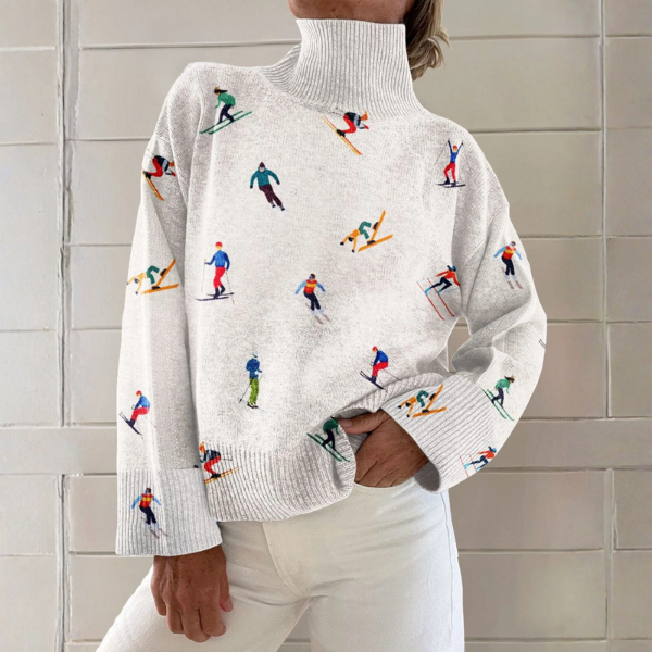 Ava Chic Turtleneck Sweater - Nora & Rose Maine