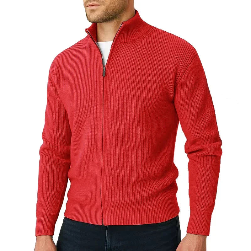 Alaric | Classic Full-Zip Cardigan