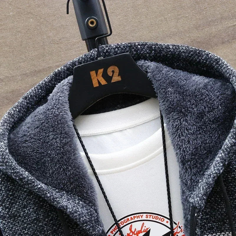 Nick | Stylish Zip Sweater Hoodie