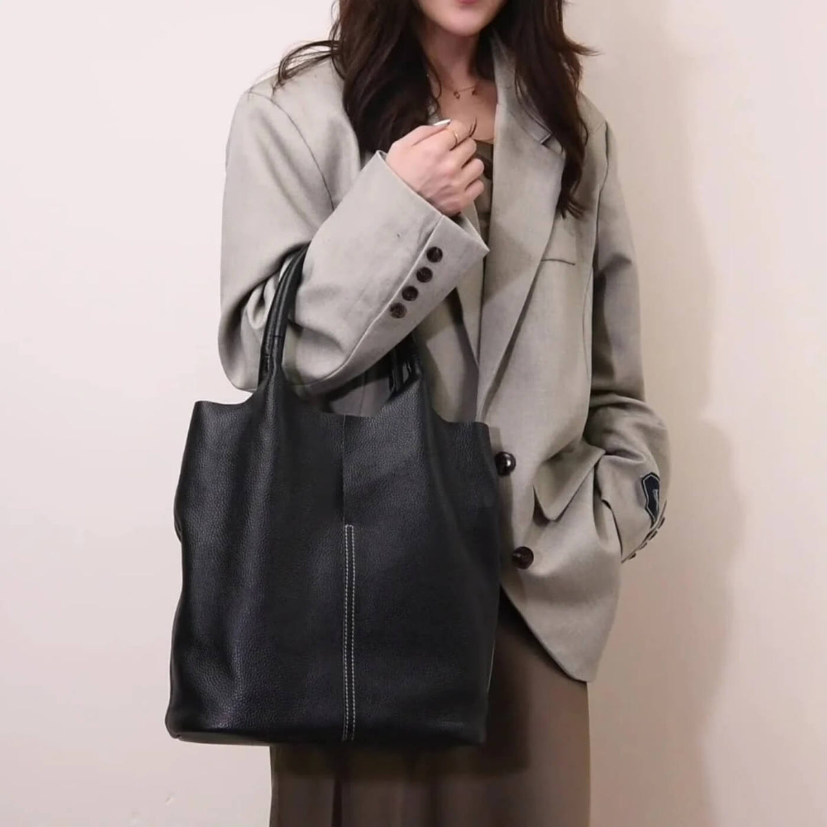 Stella's Structured Tote | Shoulder Bag