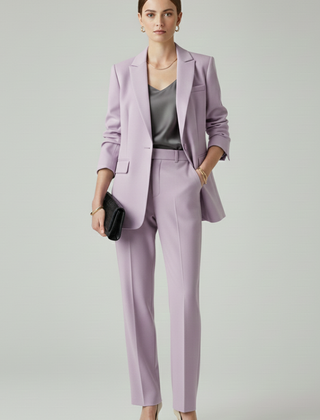 Women’s Blazer Set with Defined Shape and Straight-Leg Trousers - Nora & Rose Maine, view 7