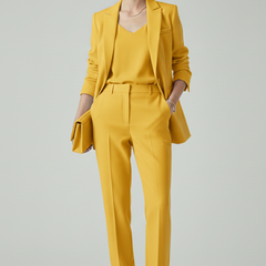 Women’s Blazer Set with Defined Shape and Straight-Leg Trousers - Nora & Rose Maine, view 9