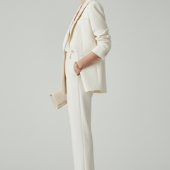 Women’s Blazer Set with Defined Shape and Straight-Leg Trousers - Nora & Rose Maine, view 4