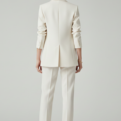 Women’s Blazer Set with Defined Shape and Straight-Leg Trousers - Nora & Rose Maine, view 5