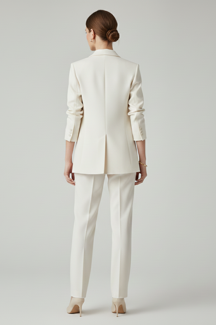 Women’s Blazer Set with Defined Shape and Straight-Leg Trousers - Nora & Rose Maine, view 5
