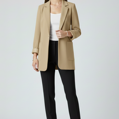 Women’s Blazer with Open Front and Structured Lapel - Nora & Rose Maine, view 8