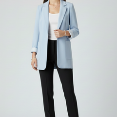 Women’s Blazer with Open Front and Structured Lapel - Nora & Rose Maine, view 6
