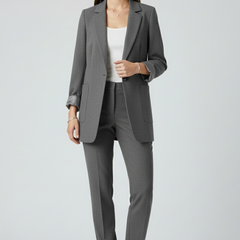 Women’s Blazer with Open Front and Structured Lapel - Nora & Rose Maine, view 7