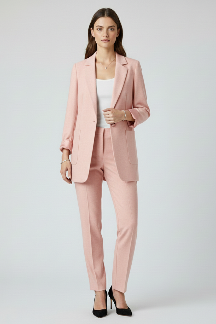 Women’s Blazer with Open Front and Structured Lapel - Nora & Rose Maine, view 9