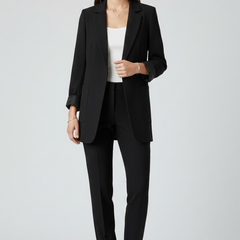 Women’s Blazer with Open Front and Structured Lapel - Nora & Rose Maine, view 2