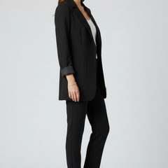Women’s Blazer with Open Front and Structured Lapel - Nora & Rose Maine, view 3