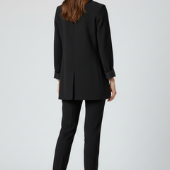 Women’s Blazer with Open Front and Structured Lapel - Nora & Rose Maine, view 5