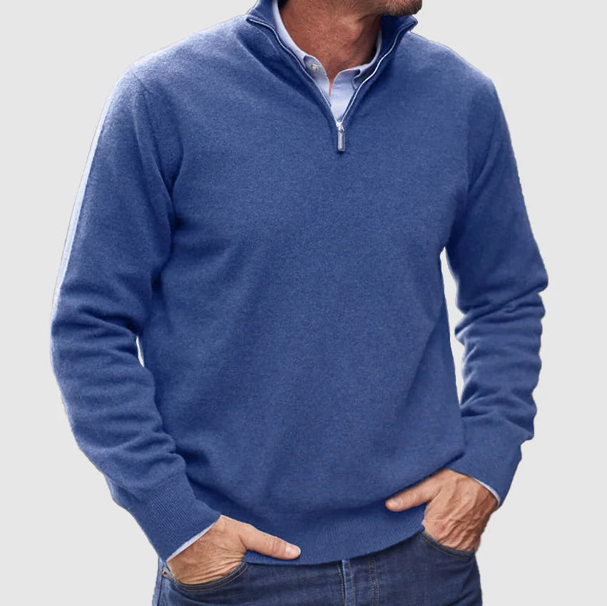 Mike | Essential Quarter-Zip Sweater