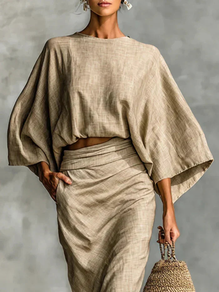 Julia 2-Piece Set with Skirt - Nora & Rose Maine, view 2